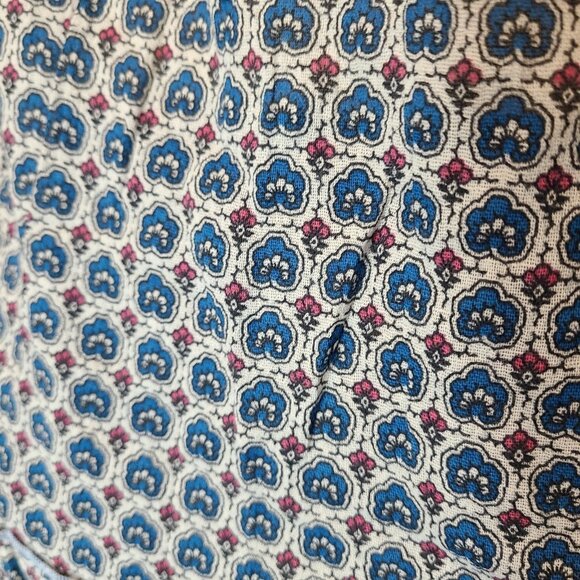 Vtg Free People Babydoll Top Sz 2 Y2K NWT Blue Gypsy Boho Crochet Cotton RARE - Picture 10 of 14